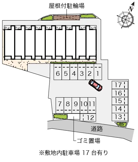 ★手数料０円★知多郡東浦町生路 月極駐車場